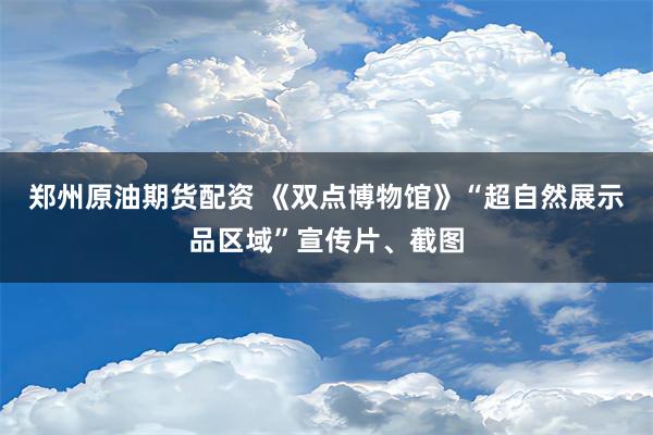 郑州原油期货配资 《双点博物馆》“超自然展示品区域”宣传片、截图